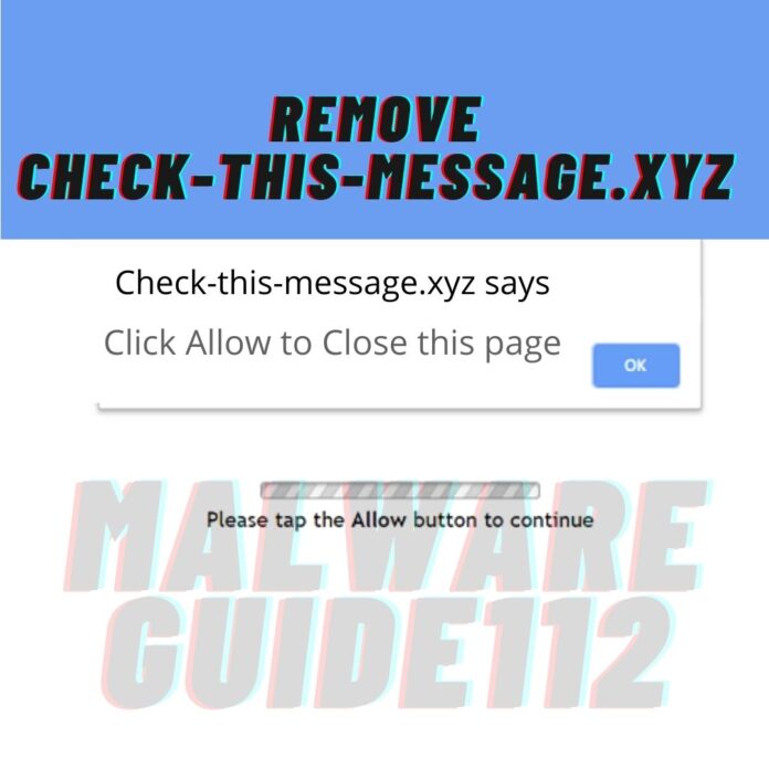 Remove Check-this-message.xyz