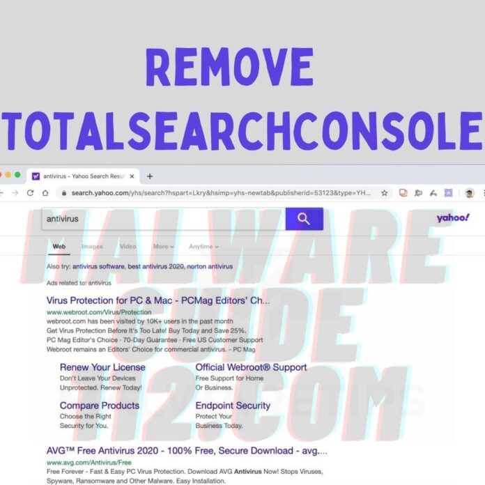 Remove TotalSearchConsole