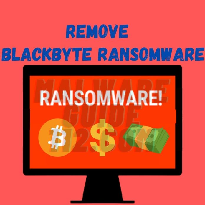 Remove BlackByte Ransomware