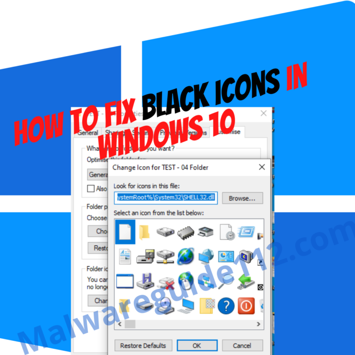 How to Fix Black Icons in Windows 10