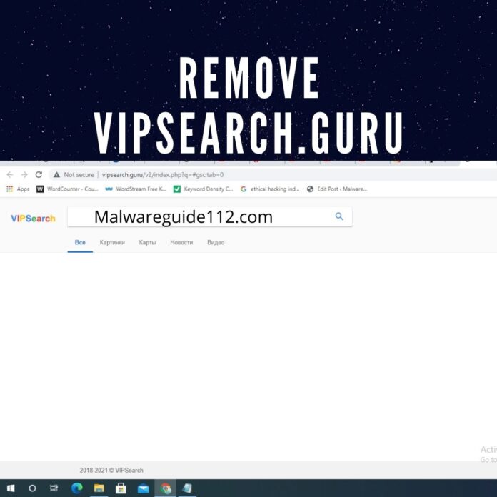 Remove Vipsearch.guru