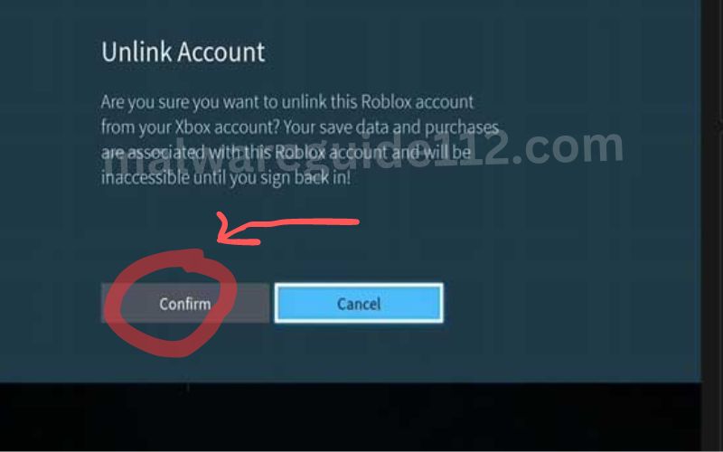 surrender your Roblox account