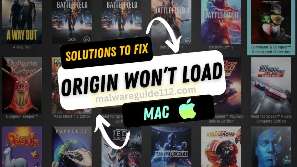 Solutions for Origin Won't Load on mac