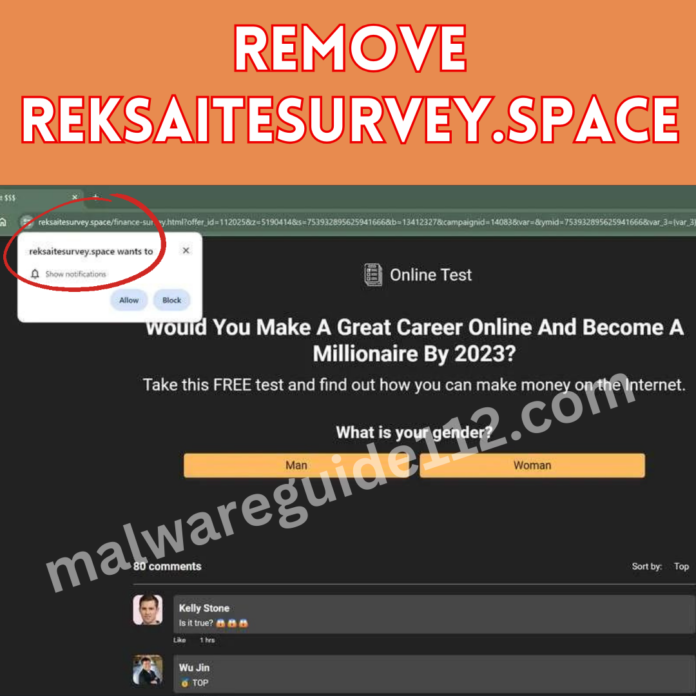 Remove Reksaitesurvey.space