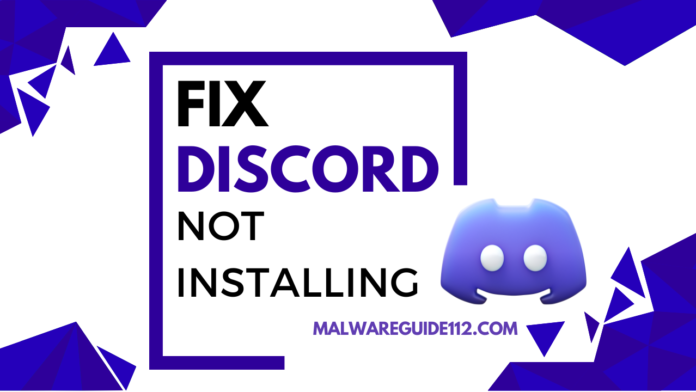 Fix Discord Not Installing Error