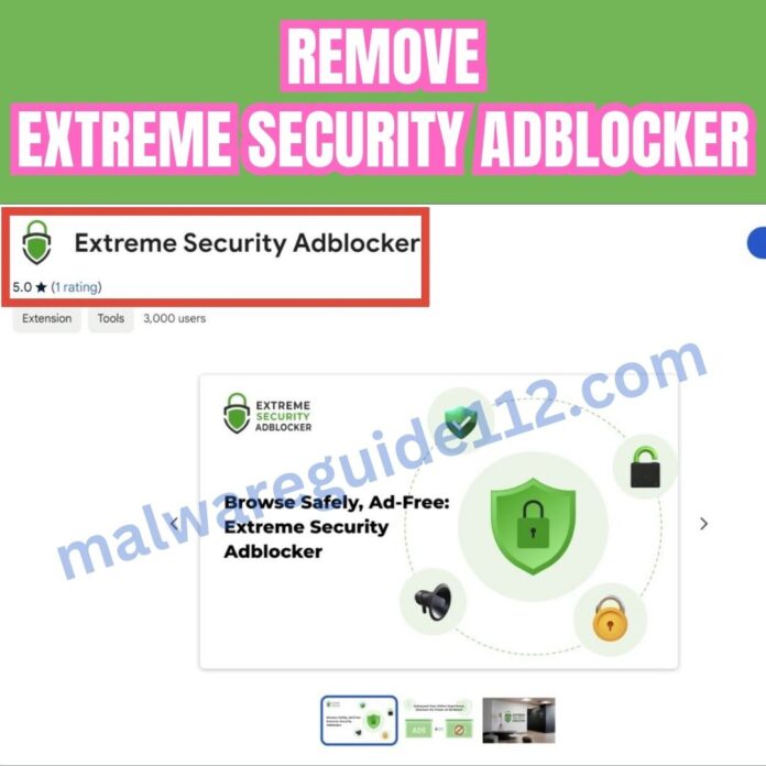 Remove Extreme Security Adblocker